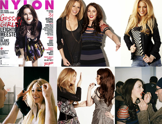 Blake Lively And Leighton Meester. Leighton on the characters: